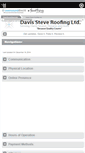 Mobile Screenshot of davis-steve-roofing-ltd-owen-sound.owensounddirect.info