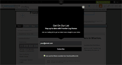Desktop Screenshot of frontier-log-homes-wiarton.owensounddirect.info